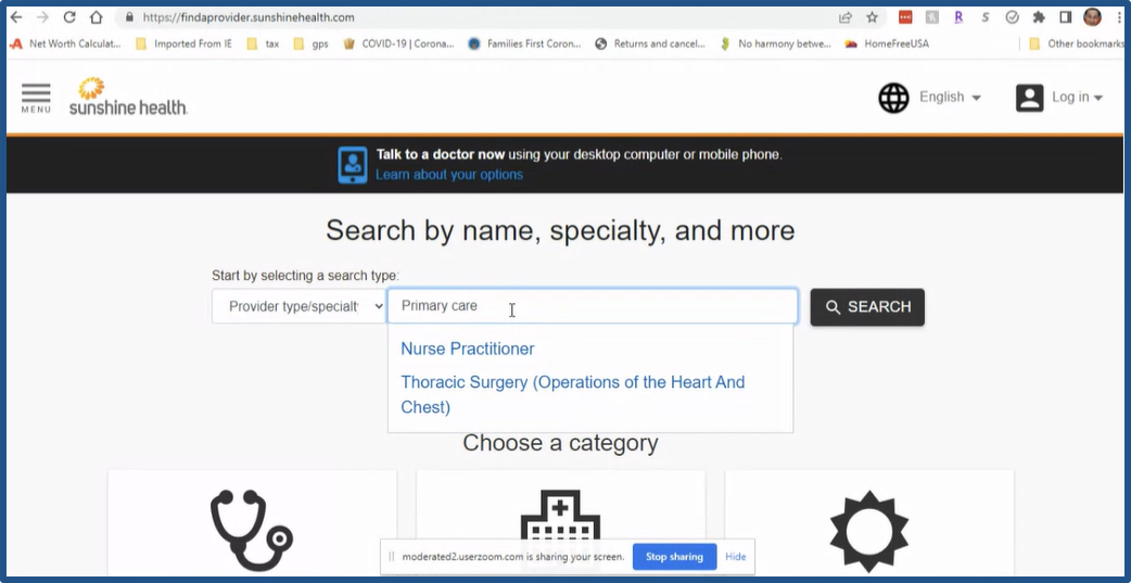 Legacy Find a Provider search